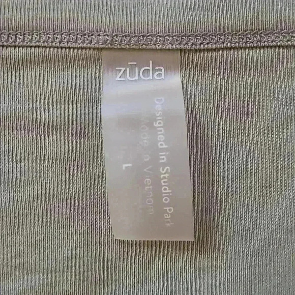 Army Green 3/4 Length Top - Picture 4 of 5